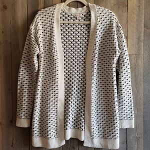 Merona Cardigan M Medium Open Front Knit